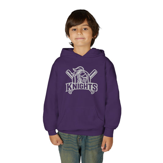 Youth Heavy Blend Hooded Sweatshirt - Silver
