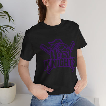 Unisex Jersey Short Sleeve Tee - Purple