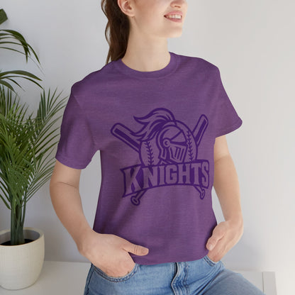 Unisex Jersey Short Sleeve Tee - Purple