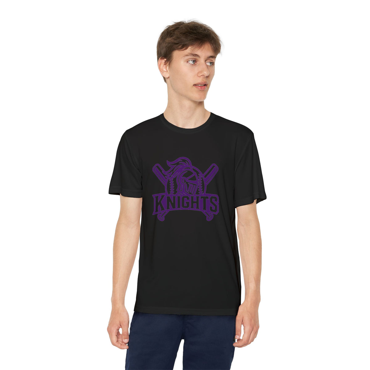 Youth Performance Tee - Purple
