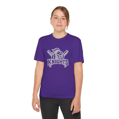 Youth Performance Tee - Silver