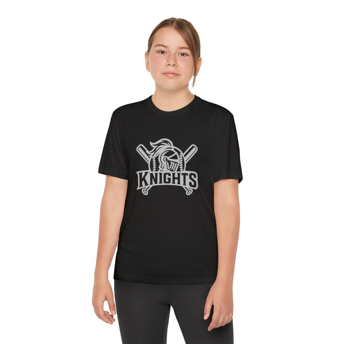 Youth Performance Tee - Silver