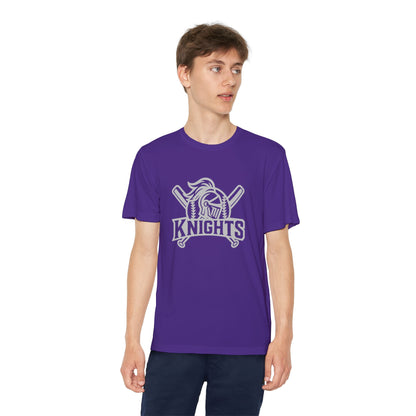 Youth Performance Tee - Silver