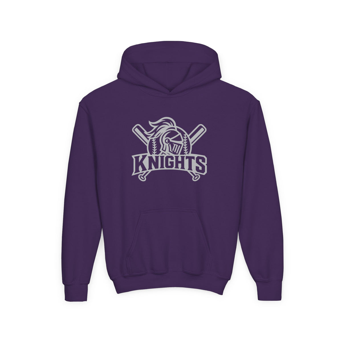 Youth Heavy Blend Hooded Sweatshirt - Silver