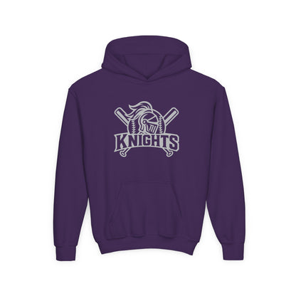 Youth Heavy Blend Hooded Sweatshirt - Silver