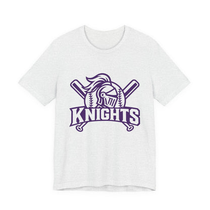 Unisex Jersey Short Sleeve Tee - Purple