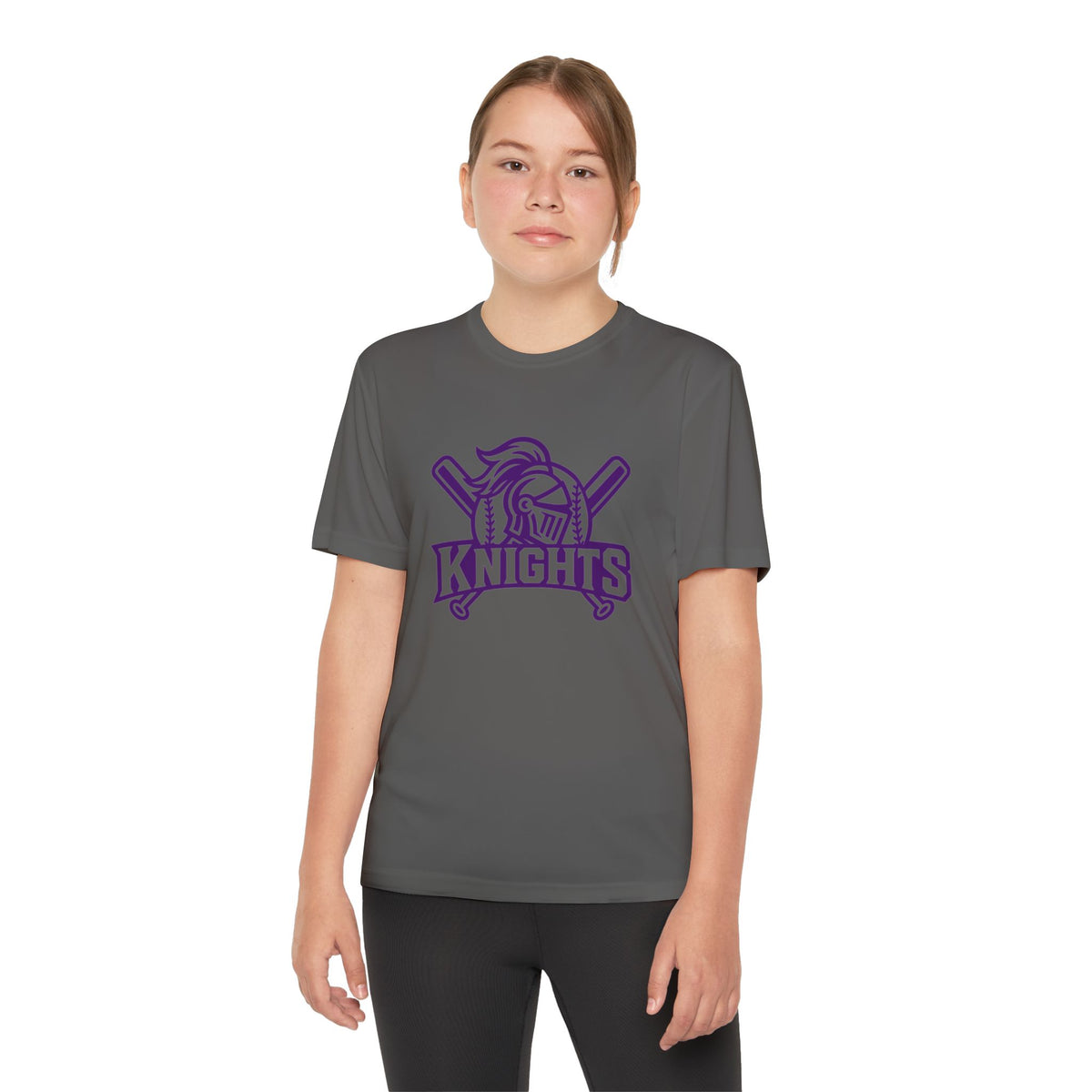 Youth Performance Tee - Purple