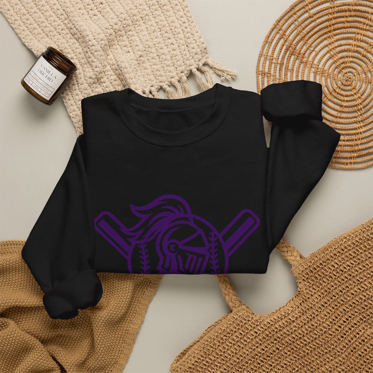 Gildan Unisex Heavy Blend™ Crewneck Sweatshirt - Purple