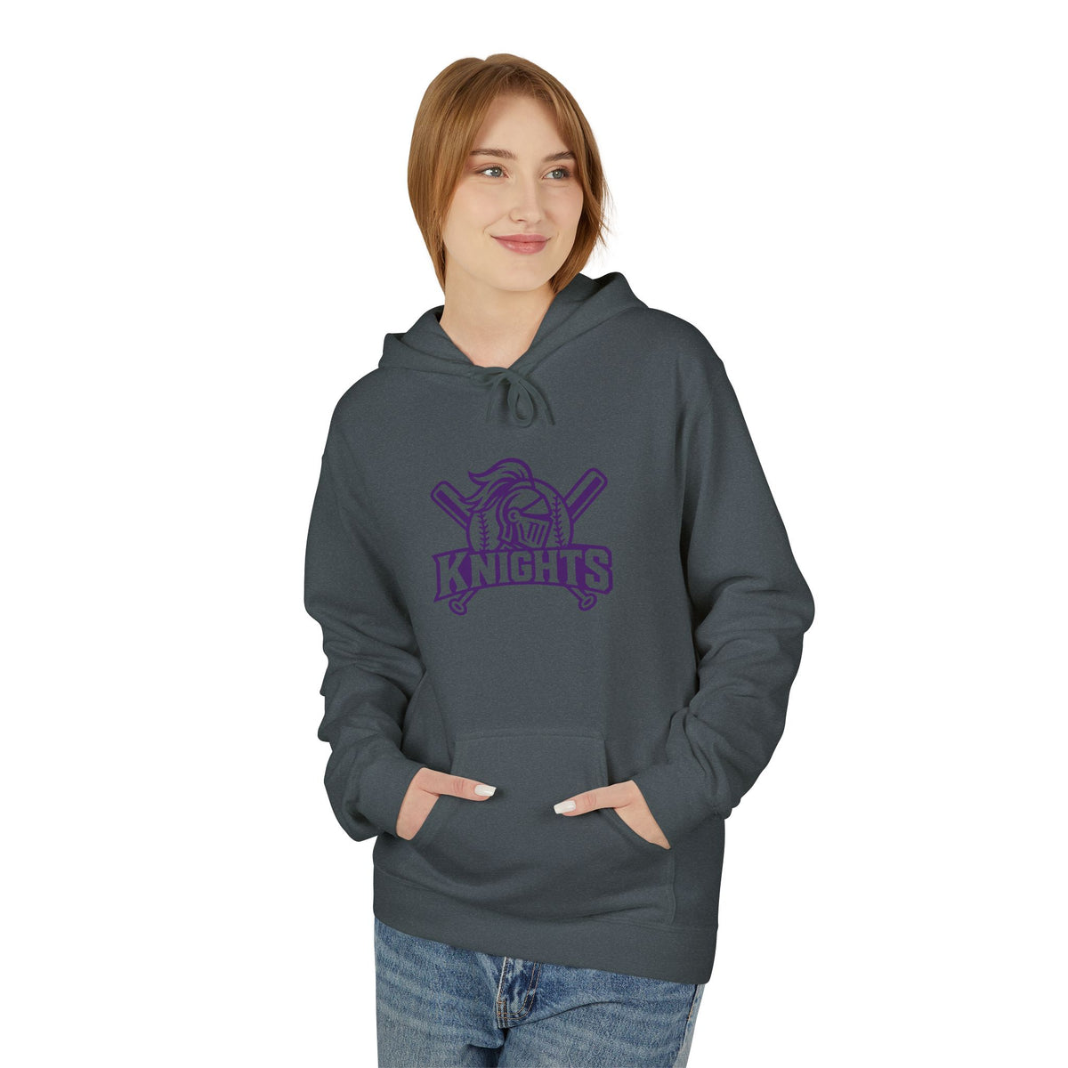 Unisex Midweight Softstyle Fleece Hoodie - Purple
