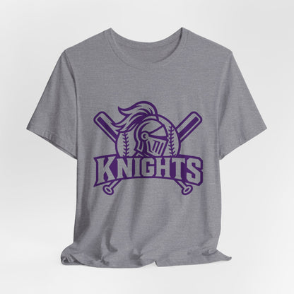 Unisex Jersey Short Sleeve Tee - Purple