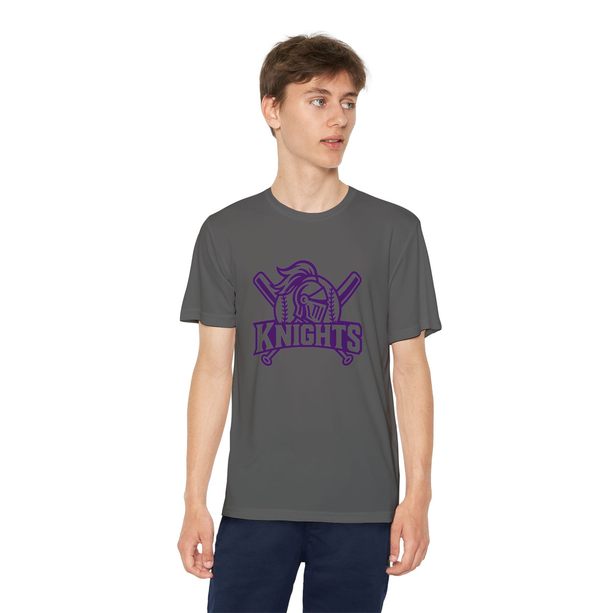 Youth Performance Tee - Purple
