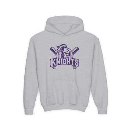 Youth Heavy Blend Hooded Sweatshirt - Purple