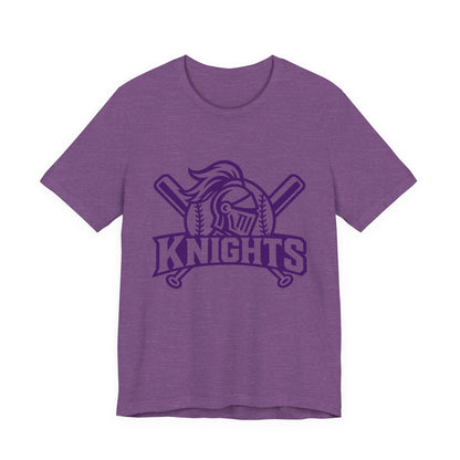 Unisex Jersey Short Sleeve Tee - Purple