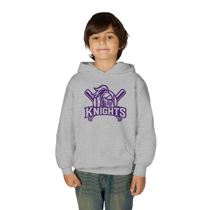 Youth Heavy Blend Hooded Sweatshirt - Purple
