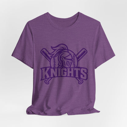 Unisex Jersey Short Sleeve Tee - Purple