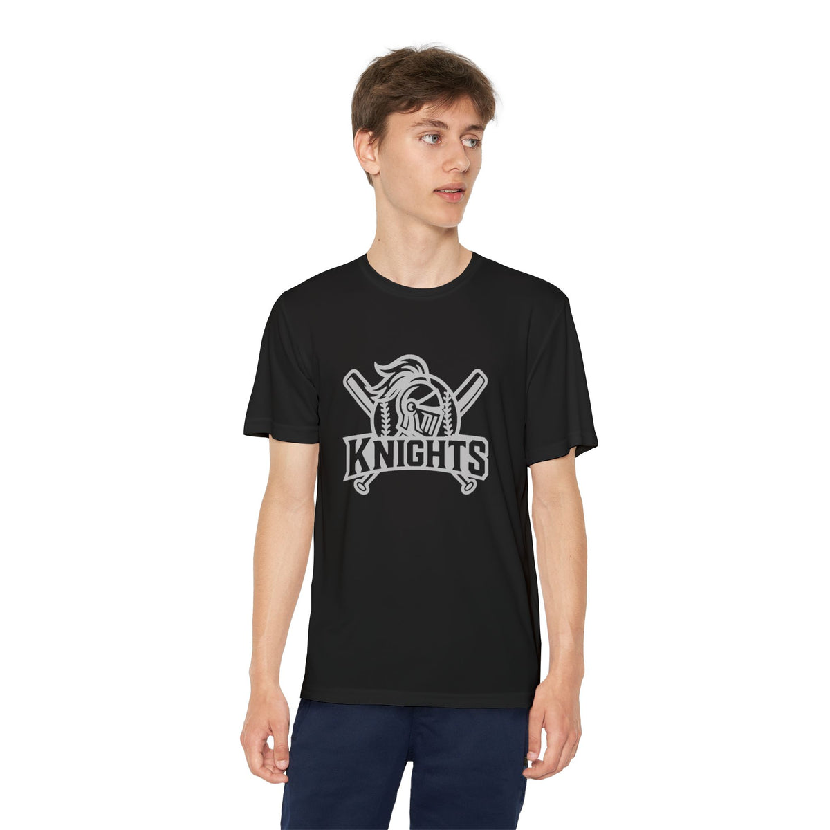 Youth Performance Tee - Silver
