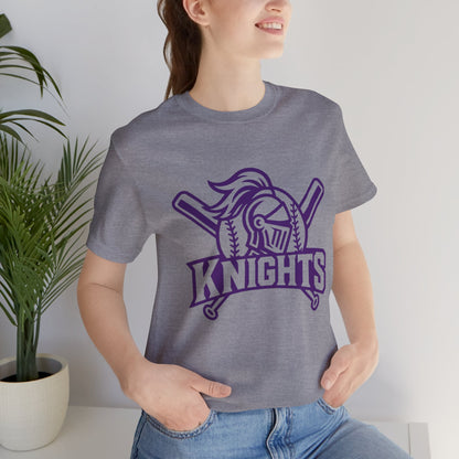 Unisex Jersey Short Sleeve Tee - Purple