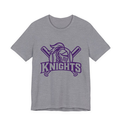 Unisex Jersey Short Sleeve Tee - Purple