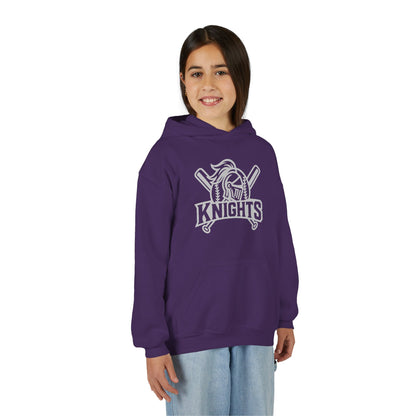 Youth Heavy Blend Hooded Sweatshirt - Silver