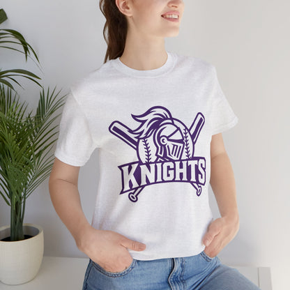 Unisex Jersey Short Sleeve Tee - Purple